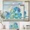 Designart - Coastl Flowers Bouquets - Nautical & Coastal Canvas in Gold Frame